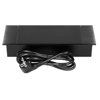 GNIAZDO MEBLOWE ORNO OR-GM-9048(GS)/B KABEL 1,5m 2xUSB